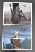 STAR WARS - THE CLONE WARS - JAIME KING & GREY DELISLE OFFICIAL PIX 8X10"