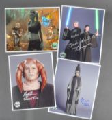 STAR WARS - PREQUEL TRILOGY - OFFICIAL PIX SIGNED PHOTOGRAPH COLLECTION