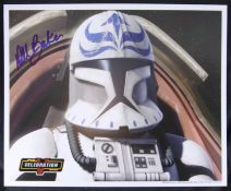 STAR WARS - THE CLONE WARS - DEE BRADLEY BAKER SIGNED OFFICIAL PIX PHOTO