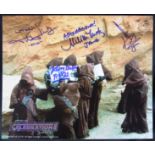 STAR WARS - CELEBRATION II - MULTI-SIGNED 8X10" PHOTO - BAKER, GOFFE ETC