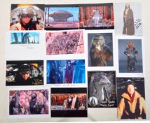 STAR WARS - PREQUEL TRILOGY - LARGE COLLECTION OF SIGNED PHOTOS