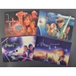 STAR WARS - DREW STRUZAN (POSTER ARTIST) SIGNED POSTCARDS