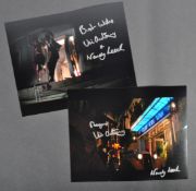 INDIANA JONES - TEMPLE OF DOOM - ARMSTRONG & LEECH SIGNED PHOTOS