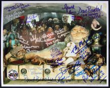 STAR WARS - RETURN OF THE JEDI - JABBA'S PALACE OFFICIAL PIX SIGNED X21