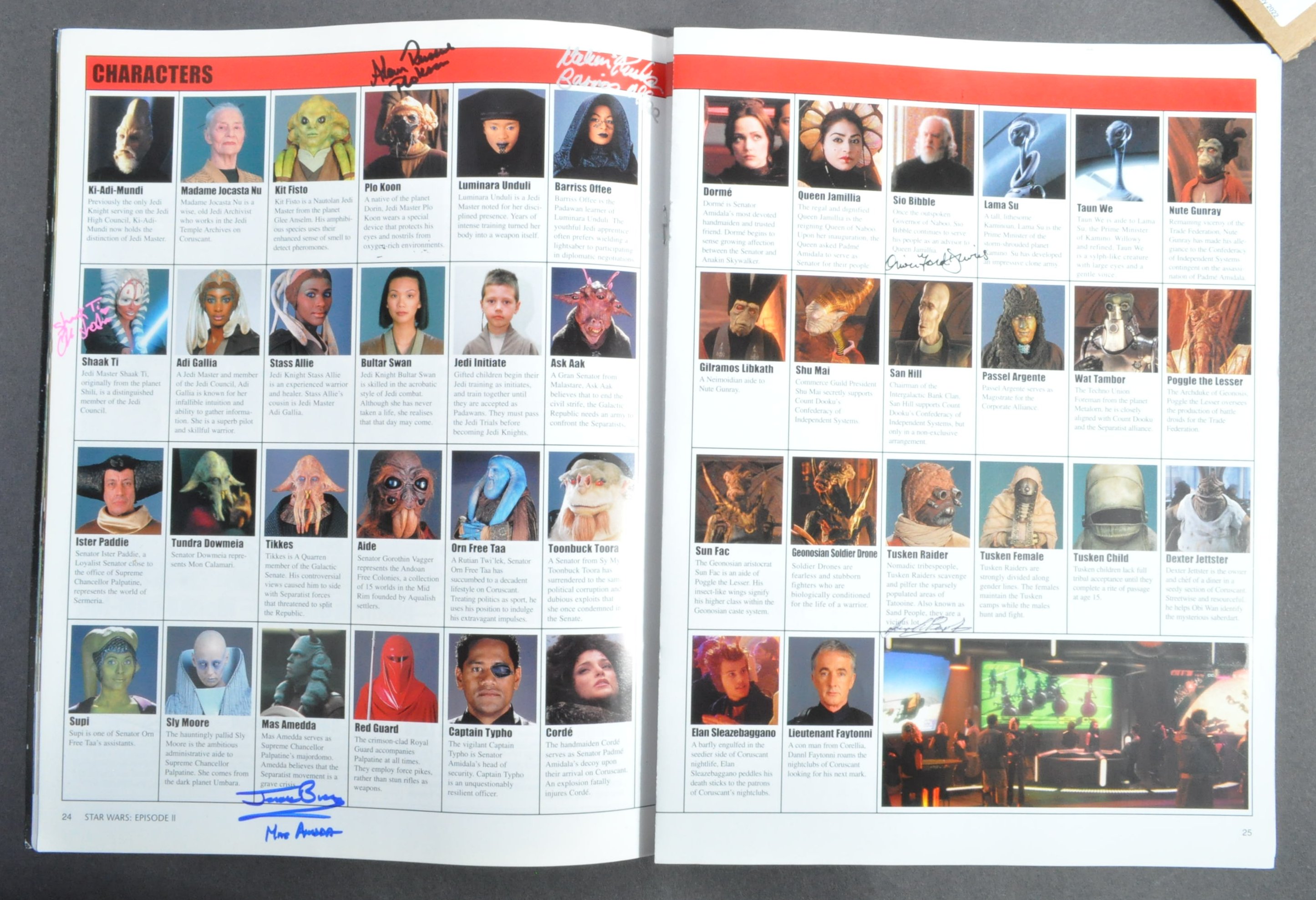 STAR WARS - ATTACK OF THE CLONES - AUTOGRAPHED PRESS BOOK - Image 2 of 6