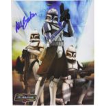 STAR WARS - THE CLONE WARS - DEE BRADLEY BAKER SIGNED OFFICIAL PIX PHOTO