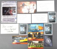 STAR WARS - COLLECTION OF AUTOGRAPHS, SIGNED CARDS ETC