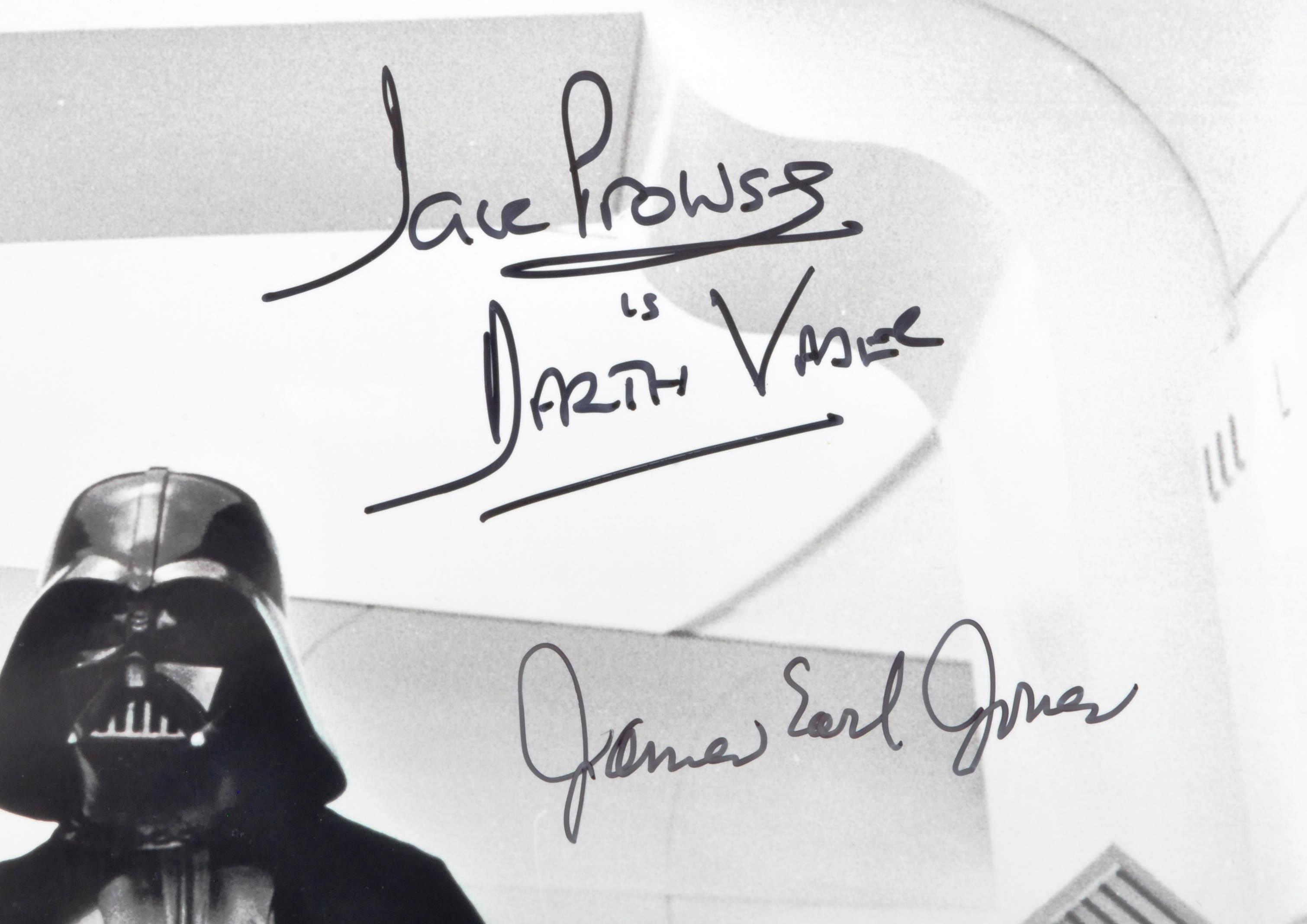 STAR WARS - A NEW HOPE - DARTH VADER TRIPLE-SIGNED PHOTOGRAPH - Image 2 of 3
