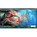 STAR WARS - ROTJ - TOPPS TRIPLE-SIGNED TRADING CARD