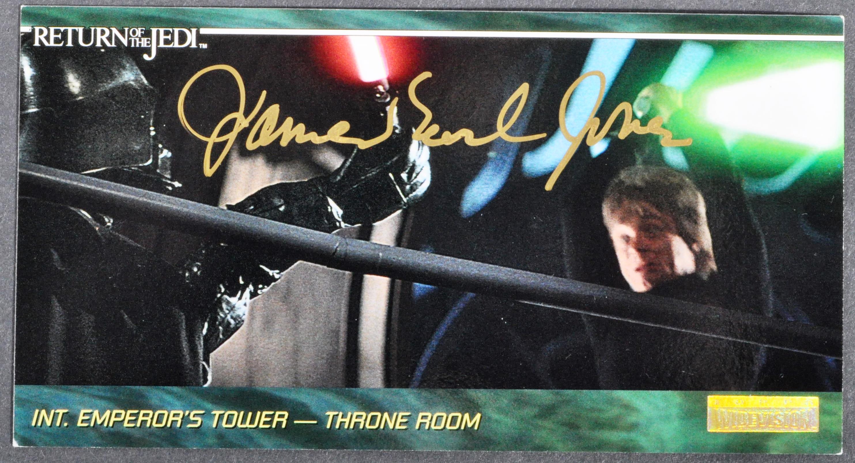 STAR WARS - JAMES EARL JONES (VOICE OF DARTH VADER) SIGNED TOPPS CARD