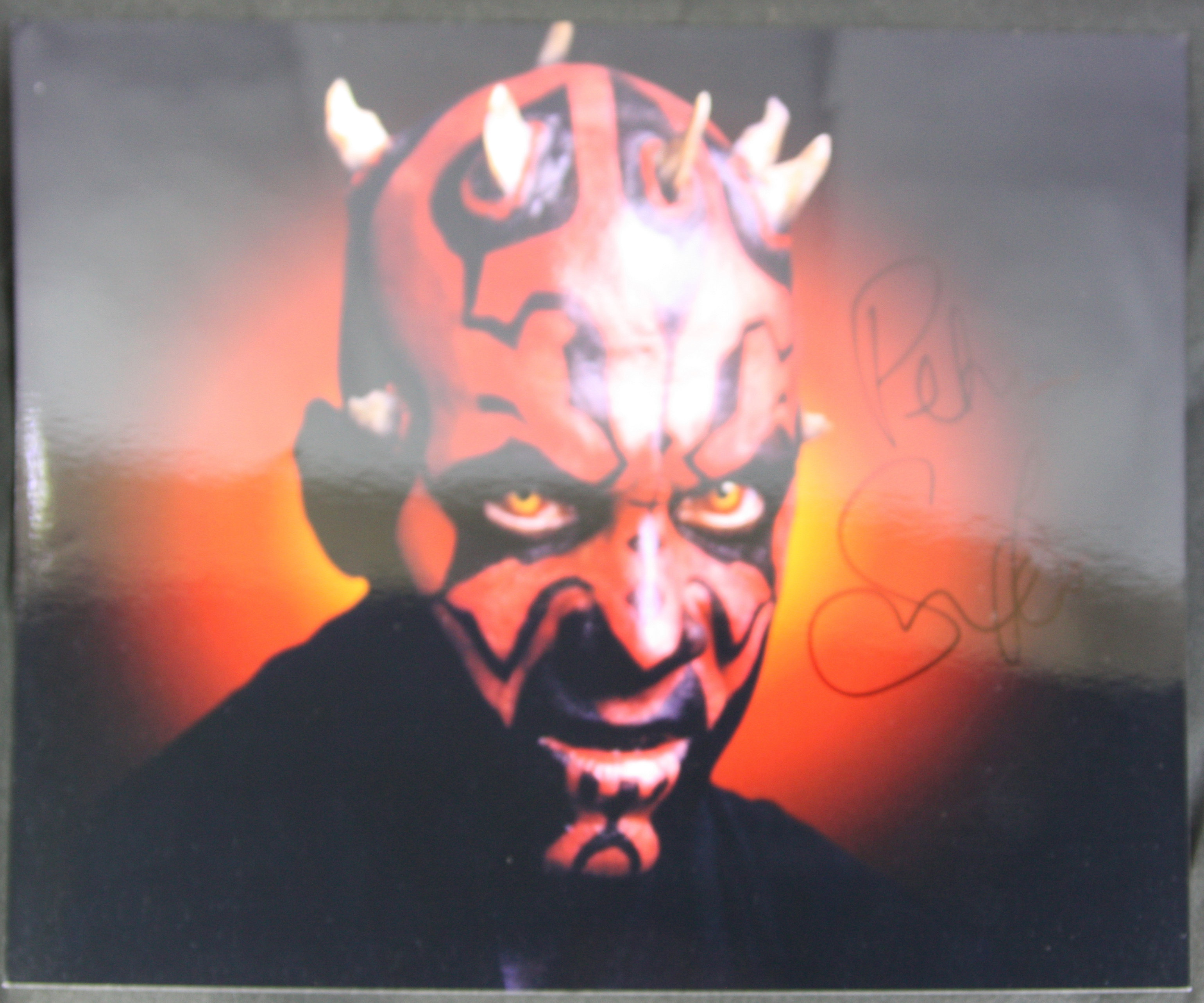 STAR WARS - THE PHANTOM MENACE - PETER SERAFINOWICZ SIGNED 8X10"