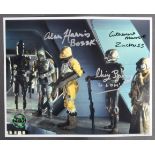 STAR WARS - BOUNTY HUNTERS - MULTI-SIGNED OFFICIAL PIX 8X10"