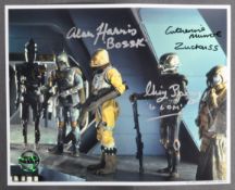 STAR WARS - BOUNTY HUNTERS - MULTI-SIGNED OFFICIAL PIX 8X10"