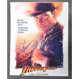 INDIANA JONES - THE LAST CRUSADE - X4 SIGNED 8X10" POSTER PHOTO