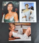 JAMES BOND 007 - ROSAMUND PIKE & MINNIE DRIVER - SIGNED 8X10" PHOTOS