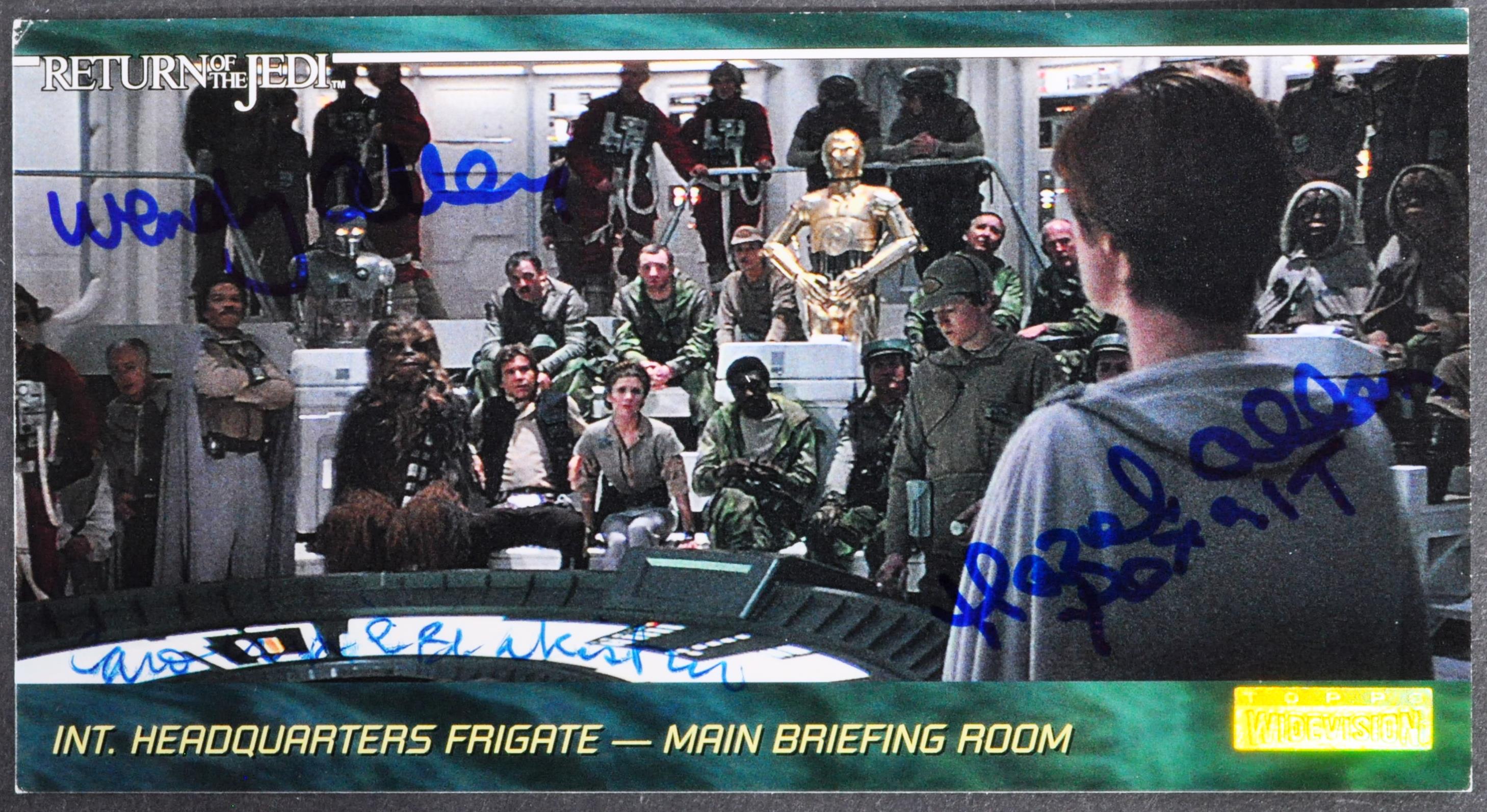 STAR WARS - ROTJ - REBELS MULTI-SIGNED TOPPS TRADING CARDS - Image 3 of 3