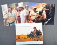 INDIANA JONES - RAIDERS - COLLECTION OF THREE CREW AUTOGRAPHS