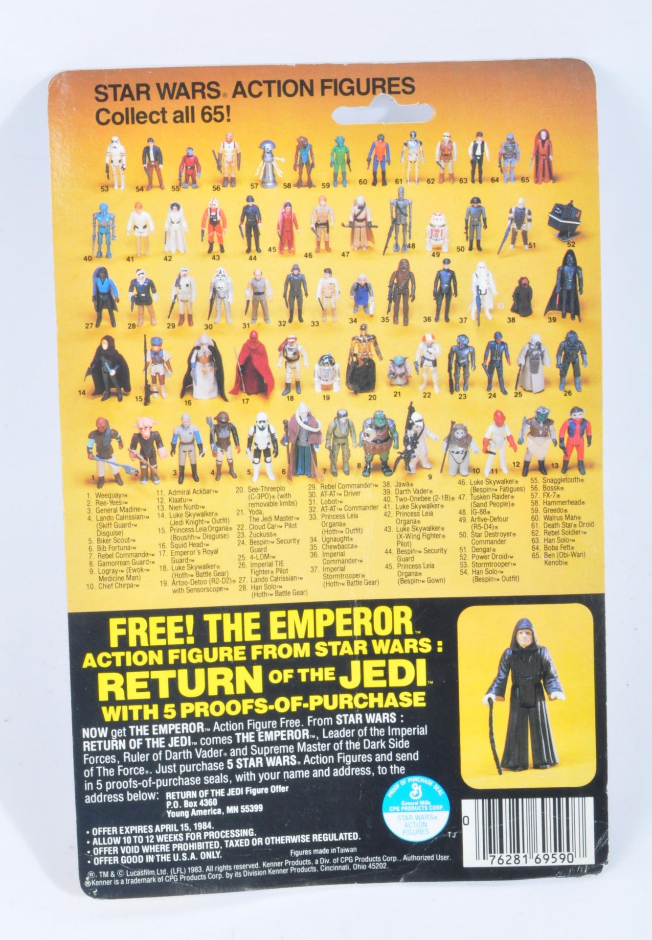 STAR WARS - ORIGINAL VINTAGE MOC CARDED ACTION FIGURE - Bild 2 aus 6