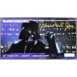 STAR WARS - JAMES EARL JONES (VOICE OF DARTH VADER) SIGNED TOPPS CARD