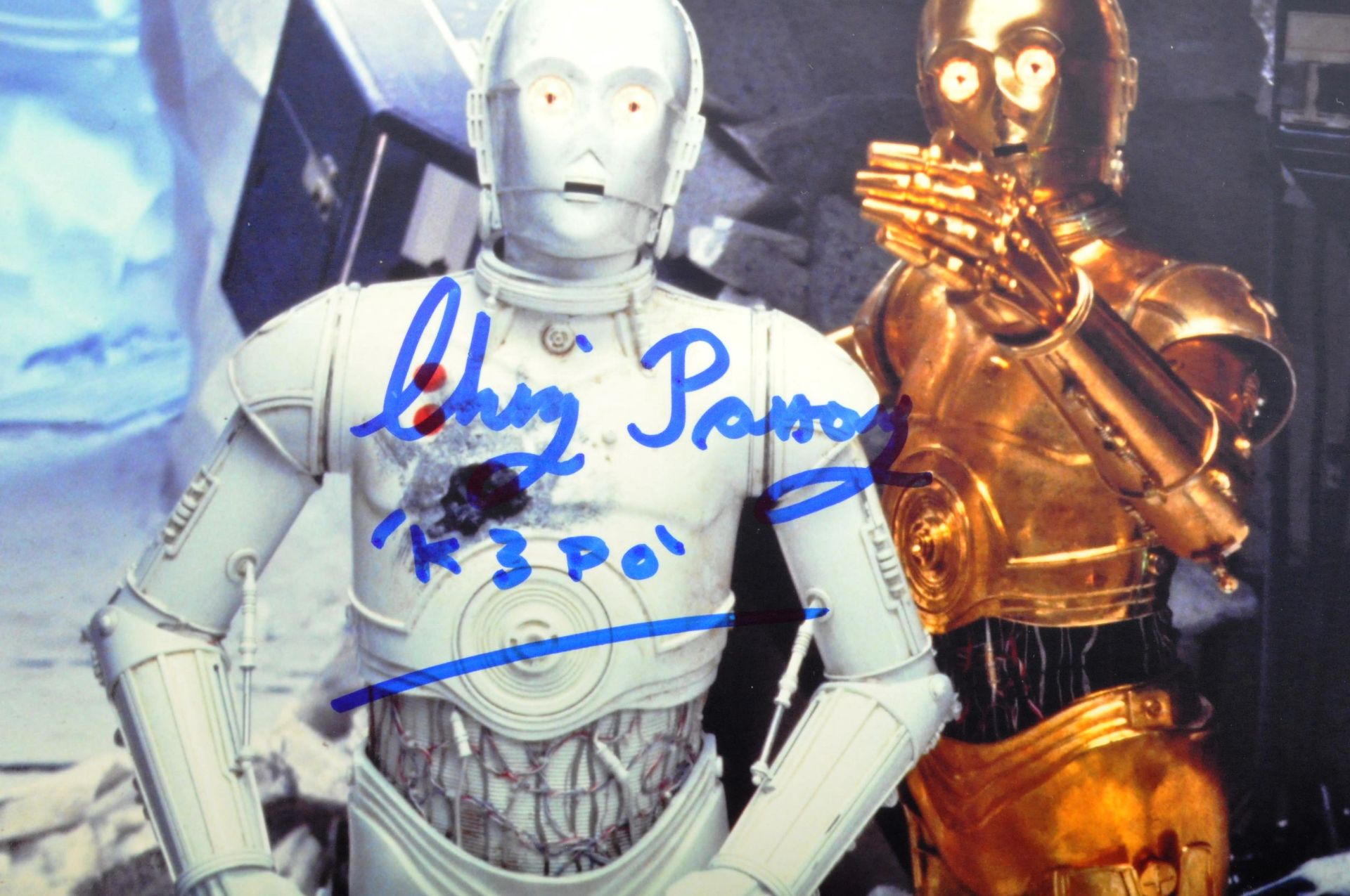 STAR WARS - ANTHONY DANIELS & CHRIS PARSONS DUAL SIGNED 8X10" PHOTO - Bild 2 aus 3