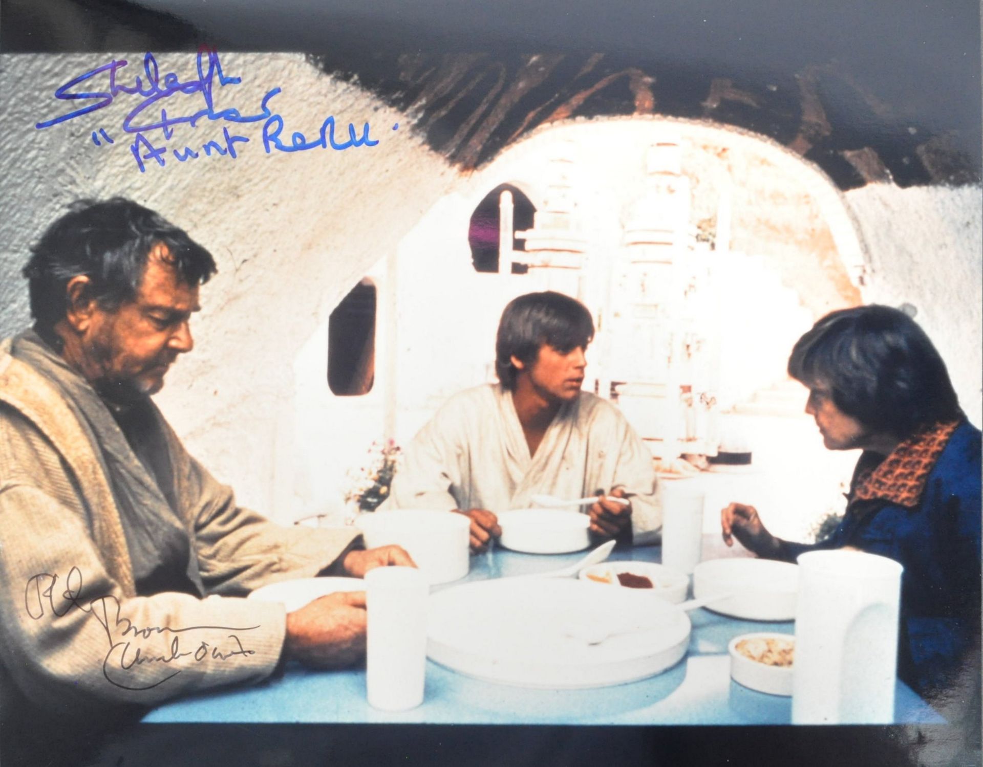 STAR WARS - AUNT BERU & UNCLE OWEN - DUAL SIGNED PHOTOGRAPH