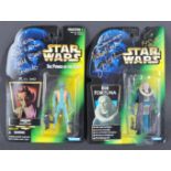 STAR WARS - BIB FORTUNA & GREEDO - AUTOGRAPHED ACTION FIGURES