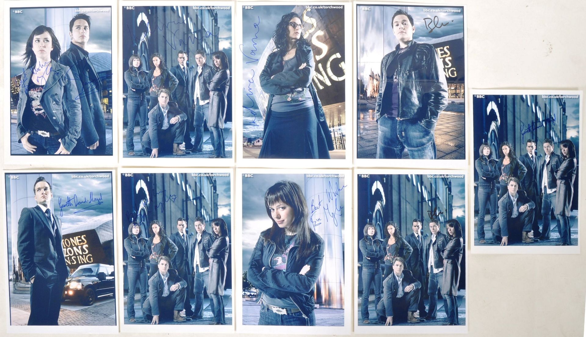 DOCTOR WHO - TORCHWOOD - LARGE COLLECTION OF CAST SIGNED PHOTOGRAPHS