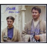 STAR WARS - BONNIE PIESSE & JOEL EDGERTON - OFFICIAL PIX 8X10" SIGNED