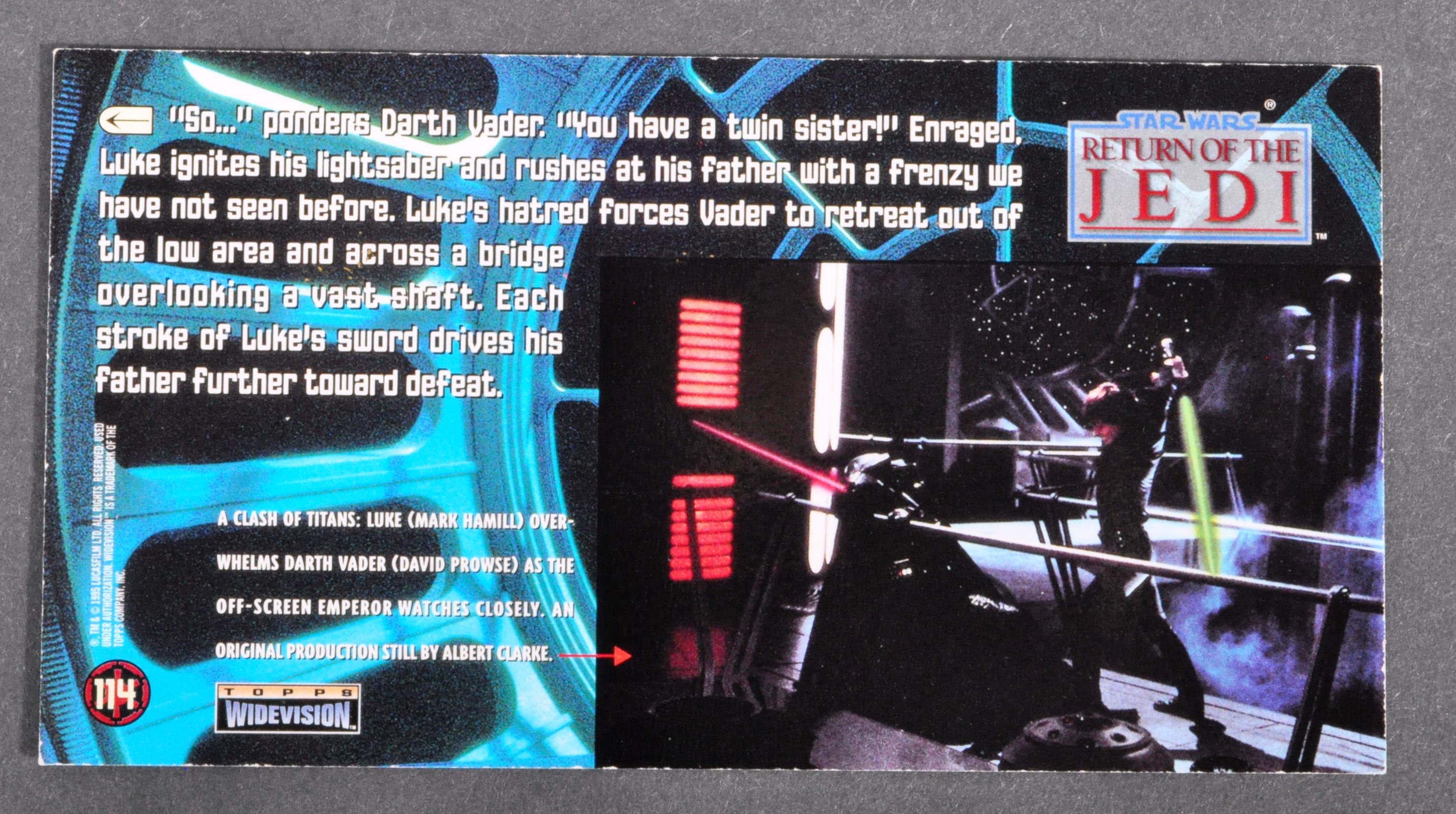 STAR WARS - JAMES EARL JONES (VOICE OF DARTH VADER) SIGNED TOPPS CARD - Image 2 of 2