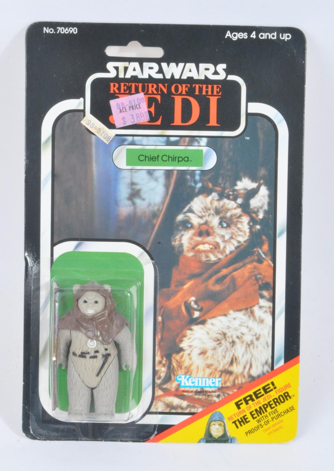 STAR WARS - ORIGINAL VINTAGE MOC CARDED ACTION FIGURE