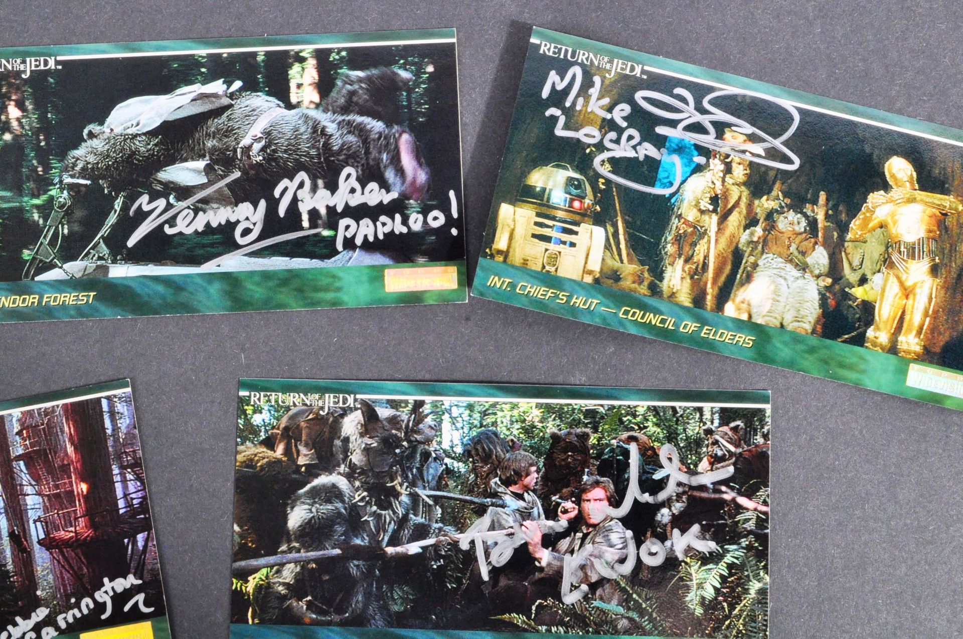 STAR WARS - RETURN OF THE JEDI EWOK ACTOR AUTOGRAPHS - Bild 3 aus 3