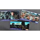 STAR WARS - EMPIRE STRIKES BACK - IAN LISTON & JULIAN GLOVER SIGNED CARDS