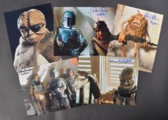 STAR WARS - RETURN OF THE JEDI - COLLECTION OF 'CREATURE' AUTOGRAPHS