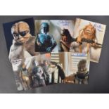 STAR WARS - RETURN OF THE JEDI - COLLECTION OF 'CREATURE' AUTOGRAPHS