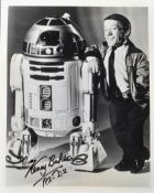 STAR WARS - KENNY BAKER (1934-2016) - SIGNED 8X10" PHOTOGRAPH