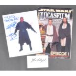 STAR WARS - PREQUEL TRILOGY - MAIN CAST AUTOGRAPHED ITEMS