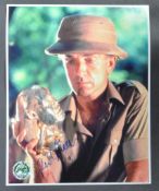 INDIANA JONES - RAIDERS - PAUL FREEMAN OFFICIAL PIX AUTOGRAPHED 8X10"