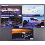 STAR WARS - EMPIRE STRIKES BACK - HARRISON ELLENSHAW SIGNED CARDS