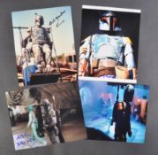 STAR WARS - BOBA FETT - COLLECTION OF ACTOR SIGNED 8X10" PHOTOS