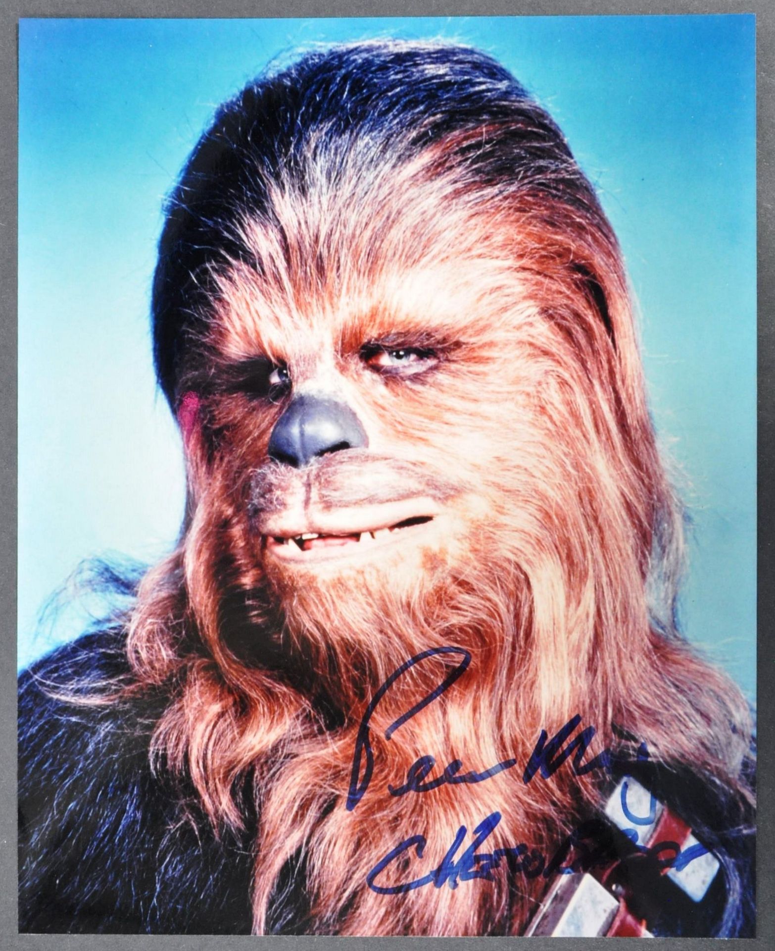 STAR WARS - PETER MAYHEW - CHEWBACCA - SIGNED 8X10" PHOTO