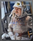 STAR WARS - JOHN RATZENBERGER - SIGNED 8X10" COLOUR PHOTOGRAPH