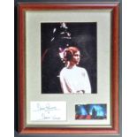 STAR WARS - DAVE PROWSE (1935-2020) - DARTH VADER FRAMED AUTOGRAPH