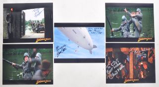 INDIANA JONES - THE LAST CRUSADE - COLLECTION OF MULTI-SIGNED 8X10" PHOTOS