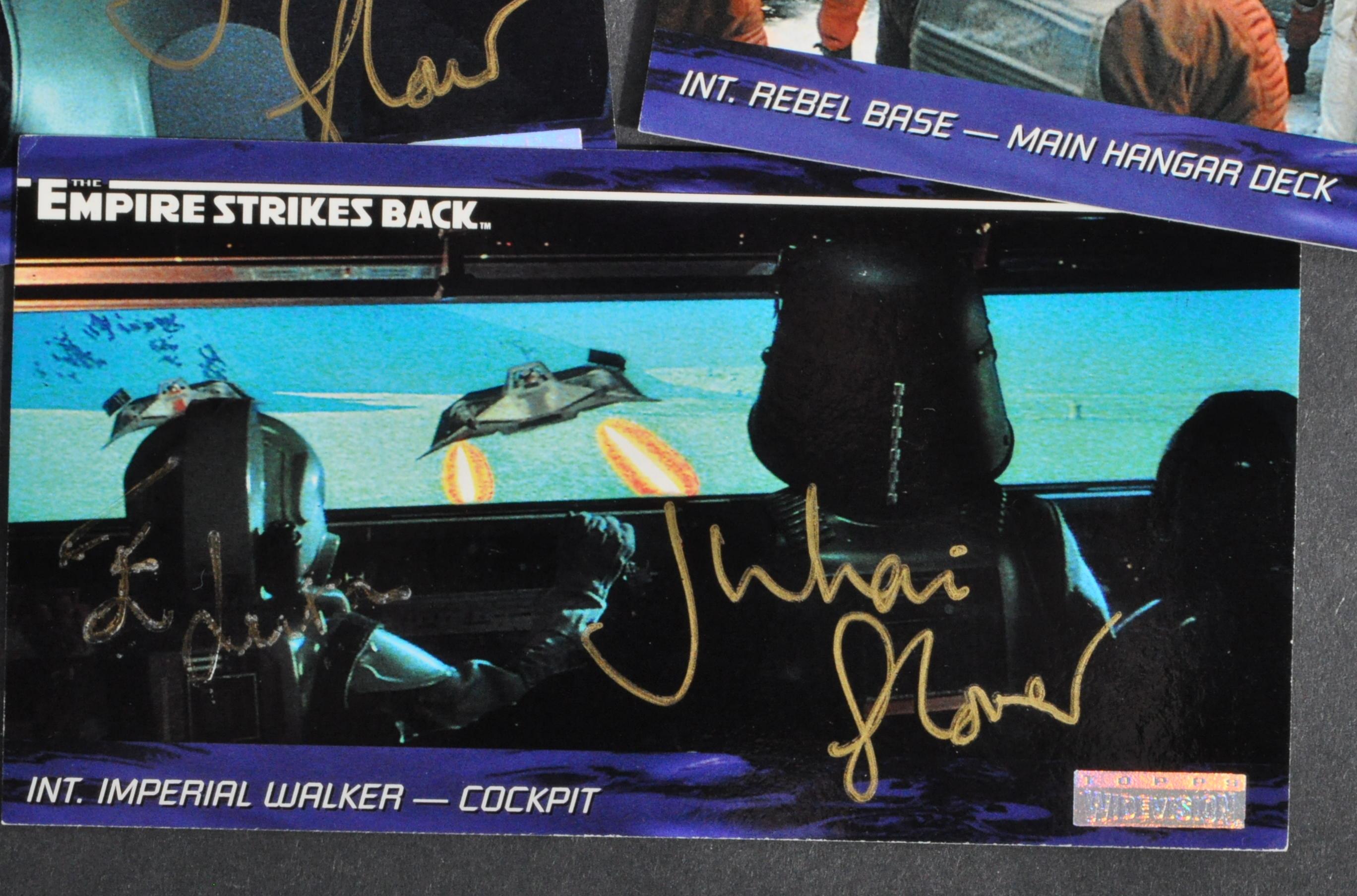 STAR WARS - EMPIRE STRIKES BACK - IAN LISTON & JULIAN GLOVER SIGNED CARDS - Image 4 of 4