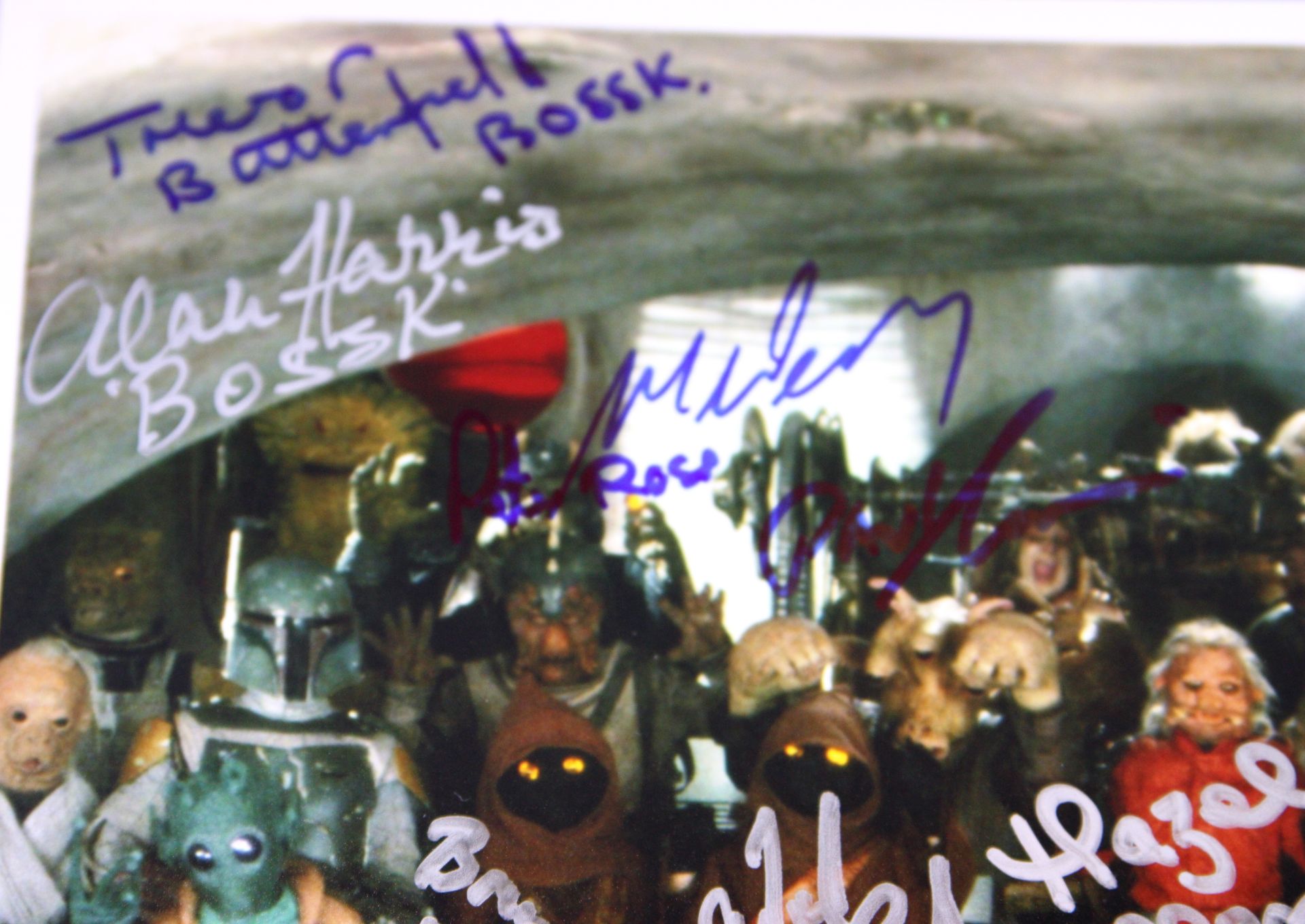 STAR WARS - RETURN OF THE JEDI - JABBA'S PALACE OFFICIAL PIX SIGNED X21 - Image 2 of 5