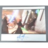 STAR WARS - ATTACK OF THE CLONES - JESSE JENSEN SIGNED 14X11 OFFICIAL PIX