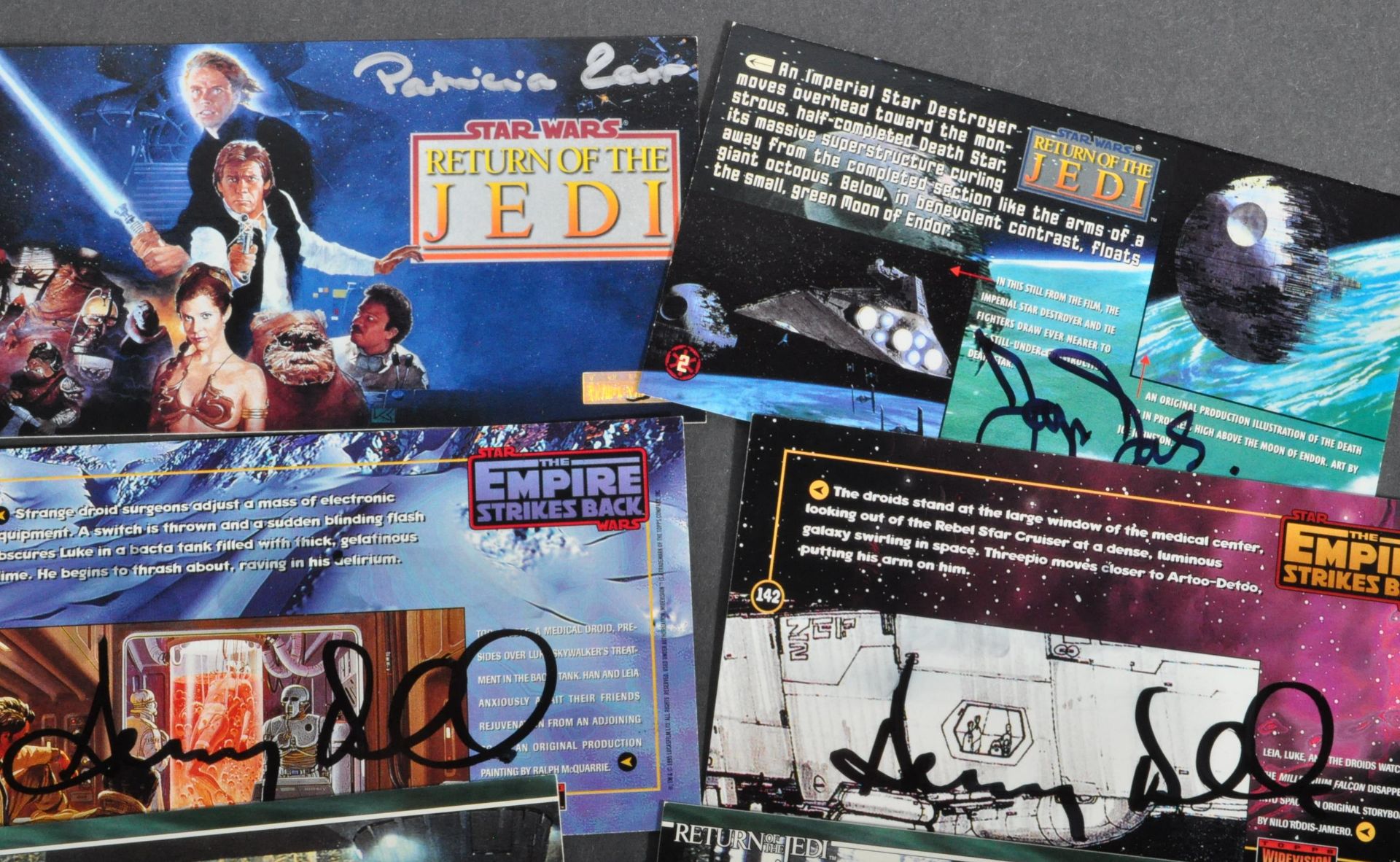 STAR WARS - COLLECTION OF TOPPS WIDEVISION SIGNED TRADING CARDS - Bild 2 aus 3