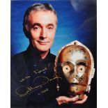 STAR WARS - C3PO - ANTHONY DANIELS SIGNED 8X10" PHOTO