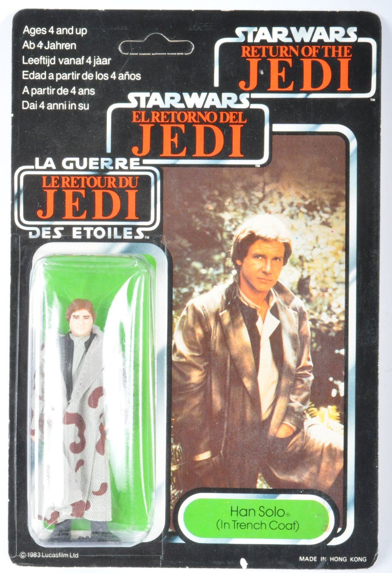 STAR WARS - ORIGINAL VINTAGE MOC CARDED ACTION FIGURE