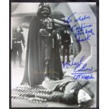 STAR WARS - EMPIRE STRIKES BACK - JAMES EARL JONES & MICHAEL CULVER SIGNED PHOTO